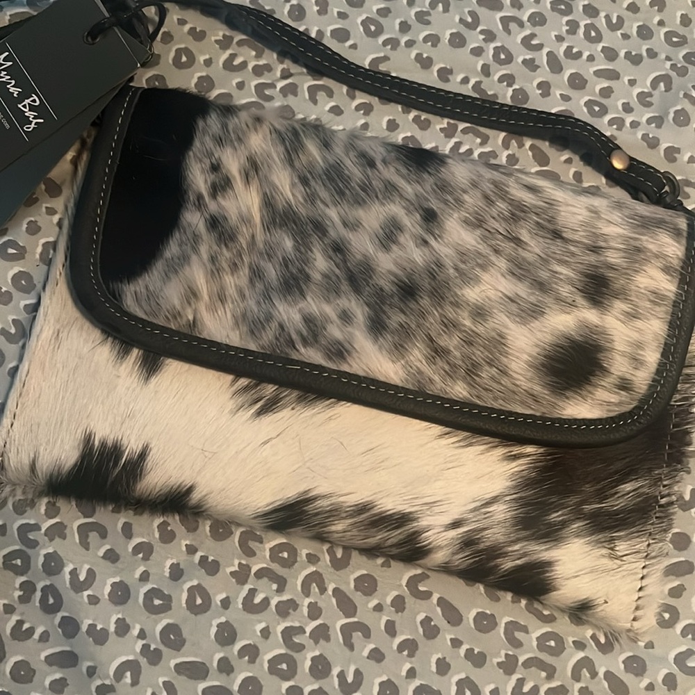 Myra Hair on Hide Crossbody - Picture 3 of 6